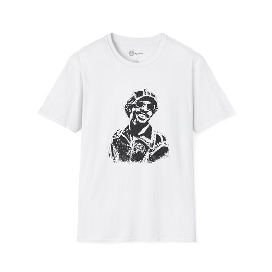 Stevie Wonder T-Shirt - Stencil design
