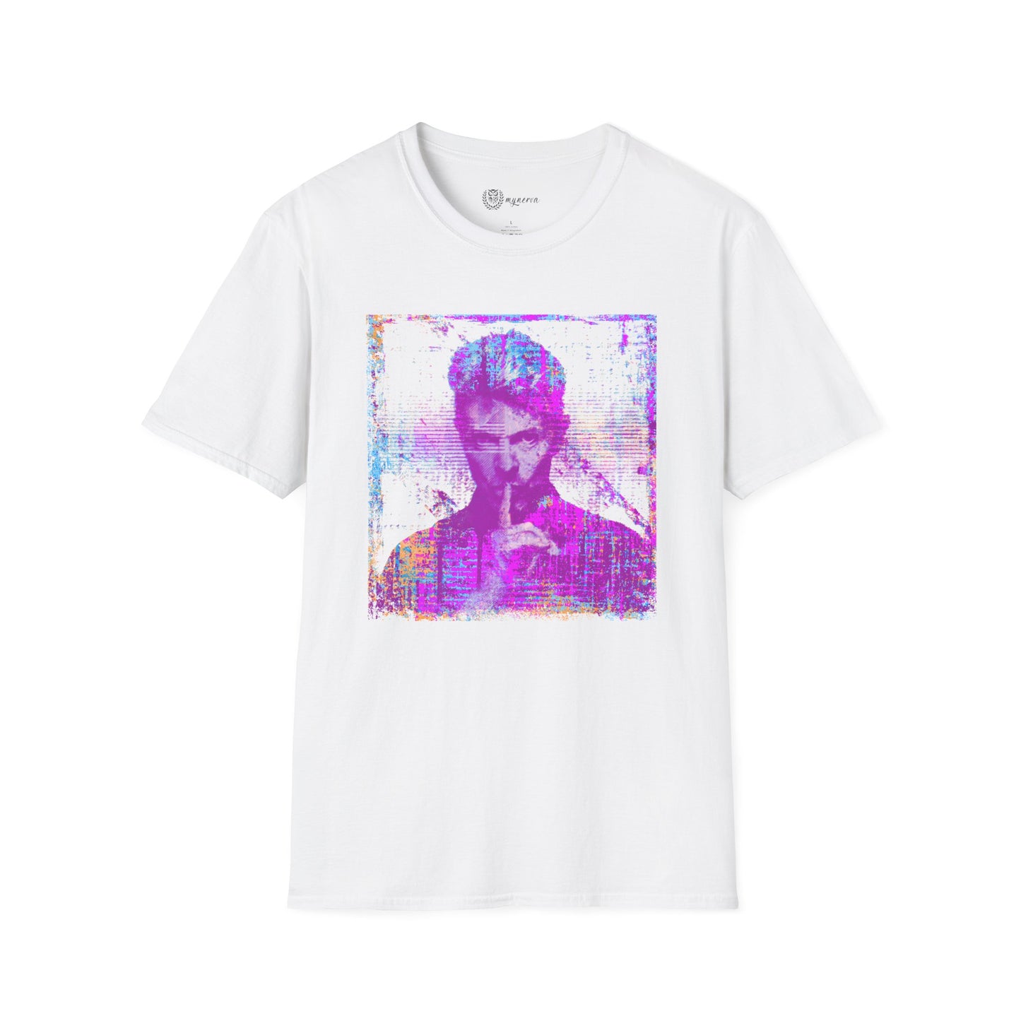 David Bowie Unisex Softstyle T-Shirt - Neon Shhh