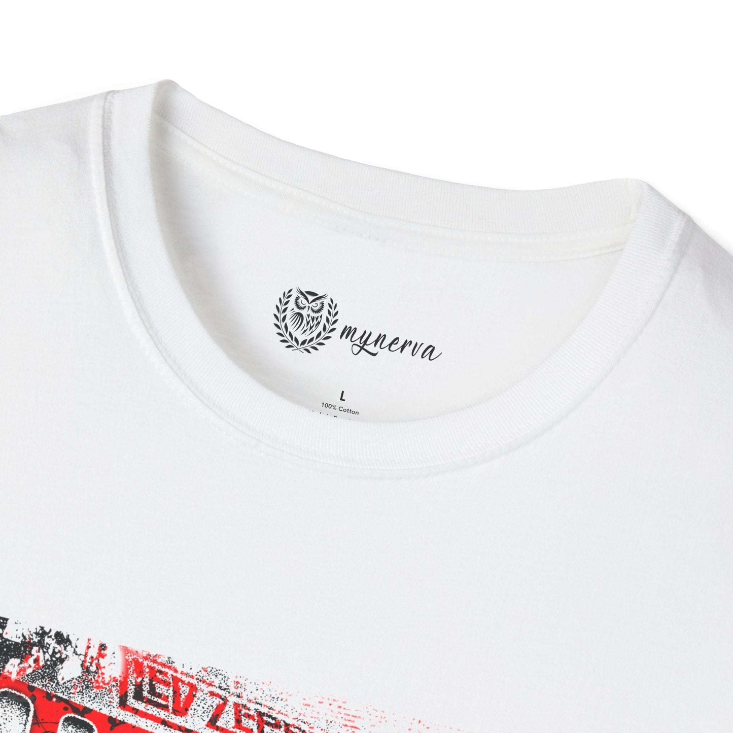 Led Zeppelin Unisex Softstyle T-Shirt - Iconic runway shot