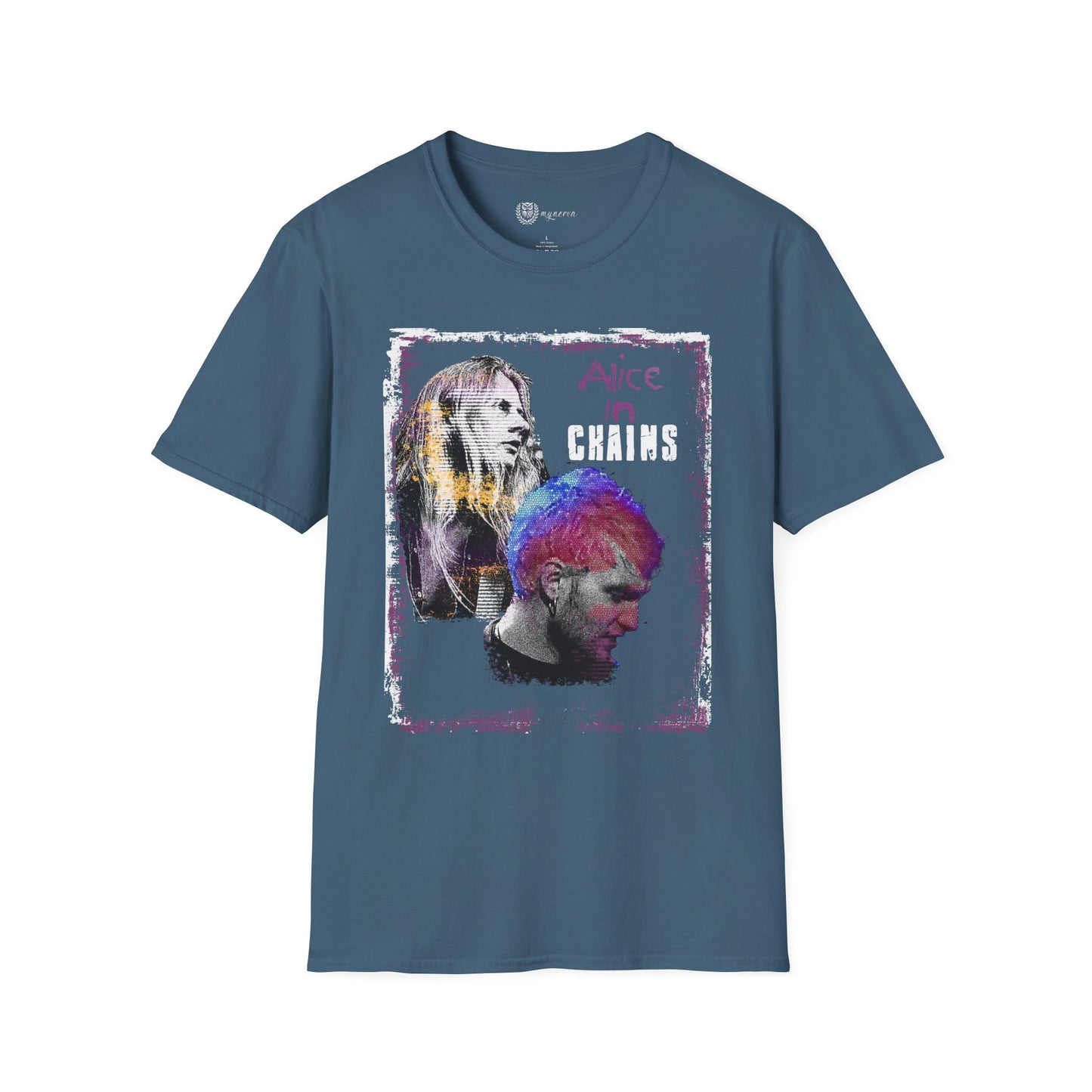 Alice in Chains Unisex Softstyle T-Shirt - Vintage Rock Band Tee