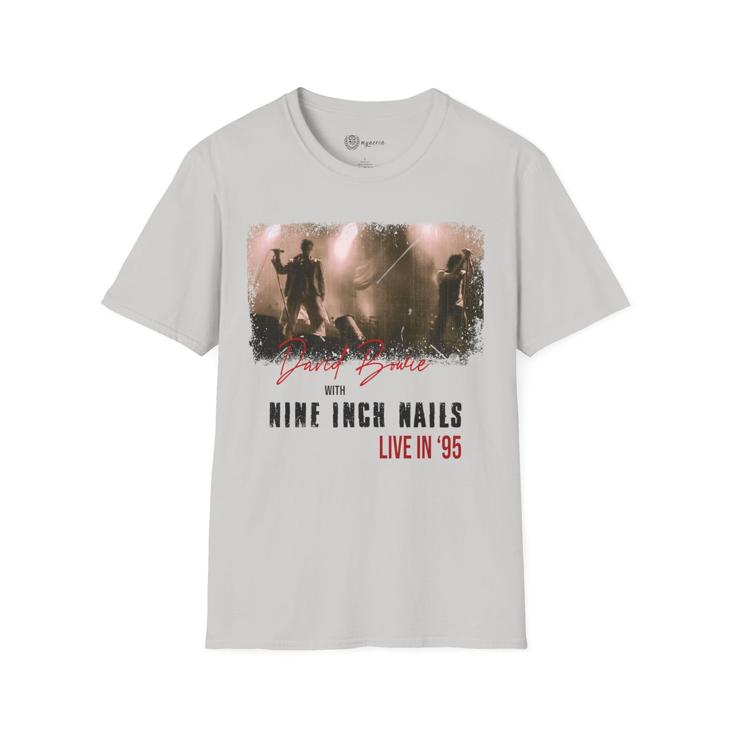 David Bowie and Nine Inch Nails Unisex retro T-Shirt - The Outside Tour '95