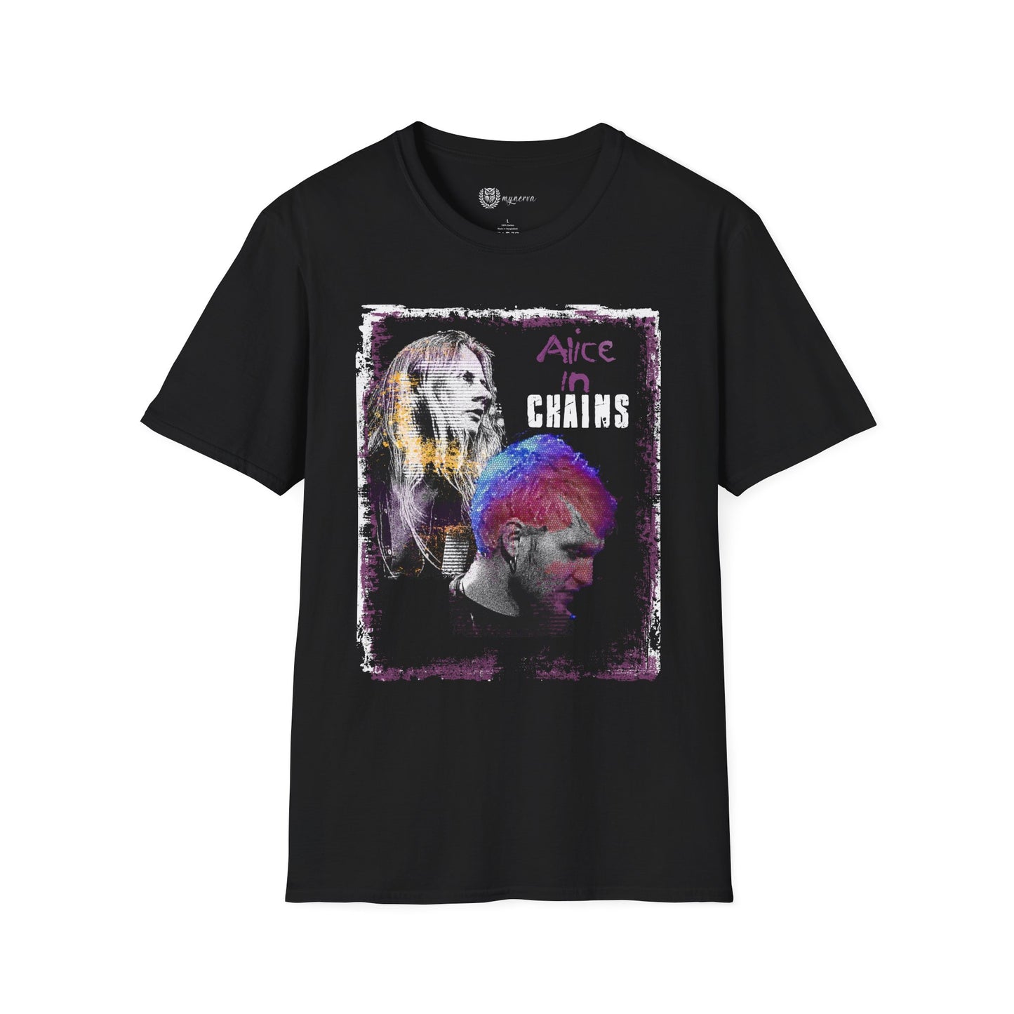 Alice in Chains Unisex Softstyle T-Shirt - Vintage Rock Band Tee