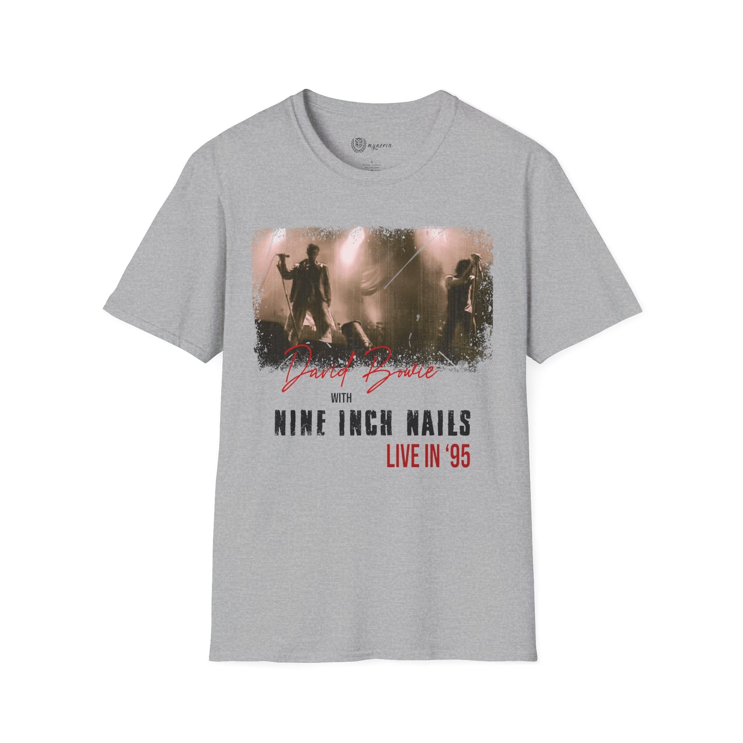 David Bowie and Nine Inch Nails Unisex retro T-Shirt - The Outside Tour '95