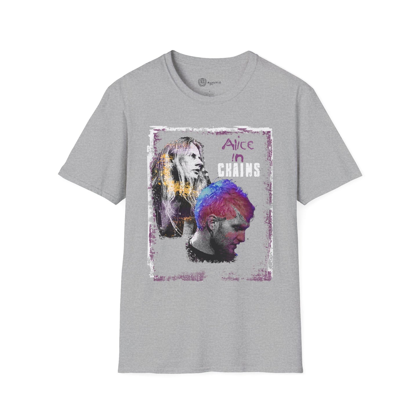 Alice in Chains Unisex Softstyle T-Shirt - Vintage Rock Band Tee