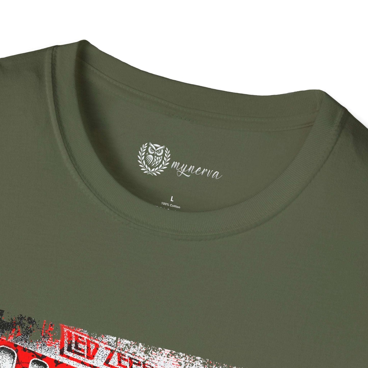 Led Zeppelin Unisex Softstyle T-Shirt - Iconic runway shot