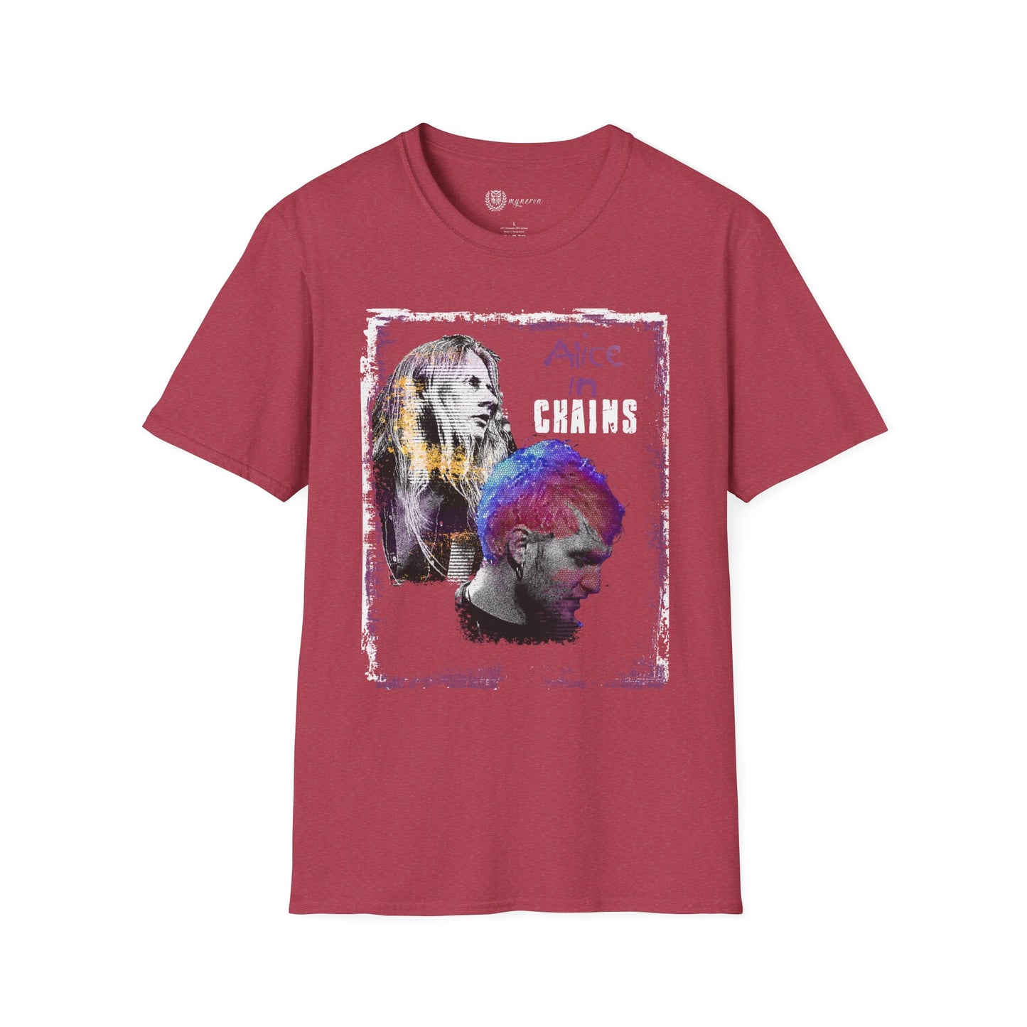 Alice in Chains Unisex Softstyle T-Shirt - Vintage Rock Band Tee