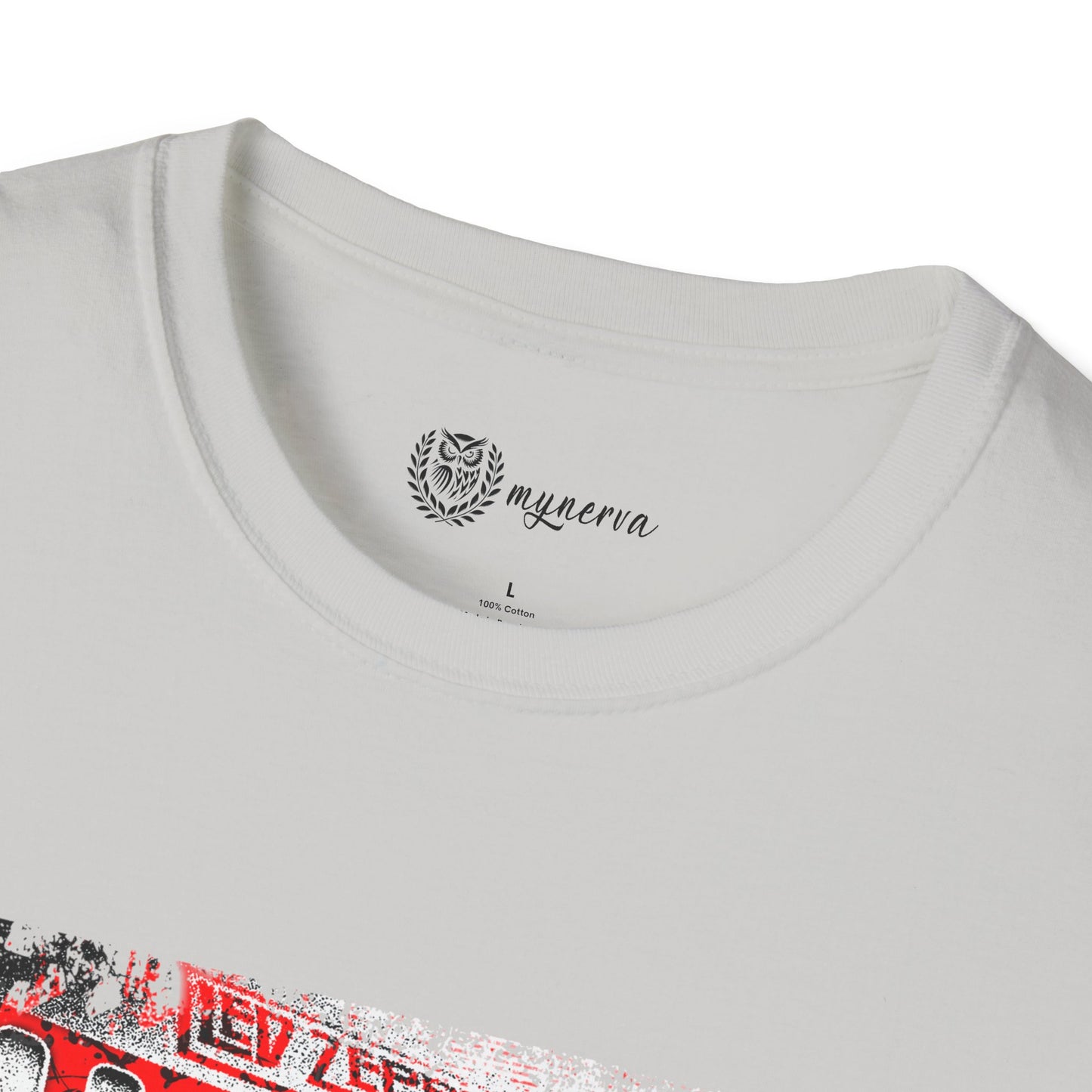Led Zeppelin Unisex Softstyle T-Shirt - Iconic runway shot