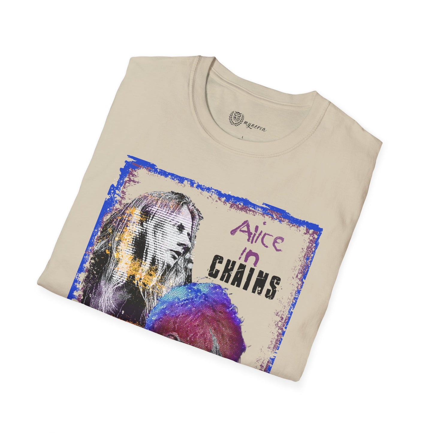 Alice in Chains Unisex Softstyle T-Shirt - Vintage Rock Band Tee