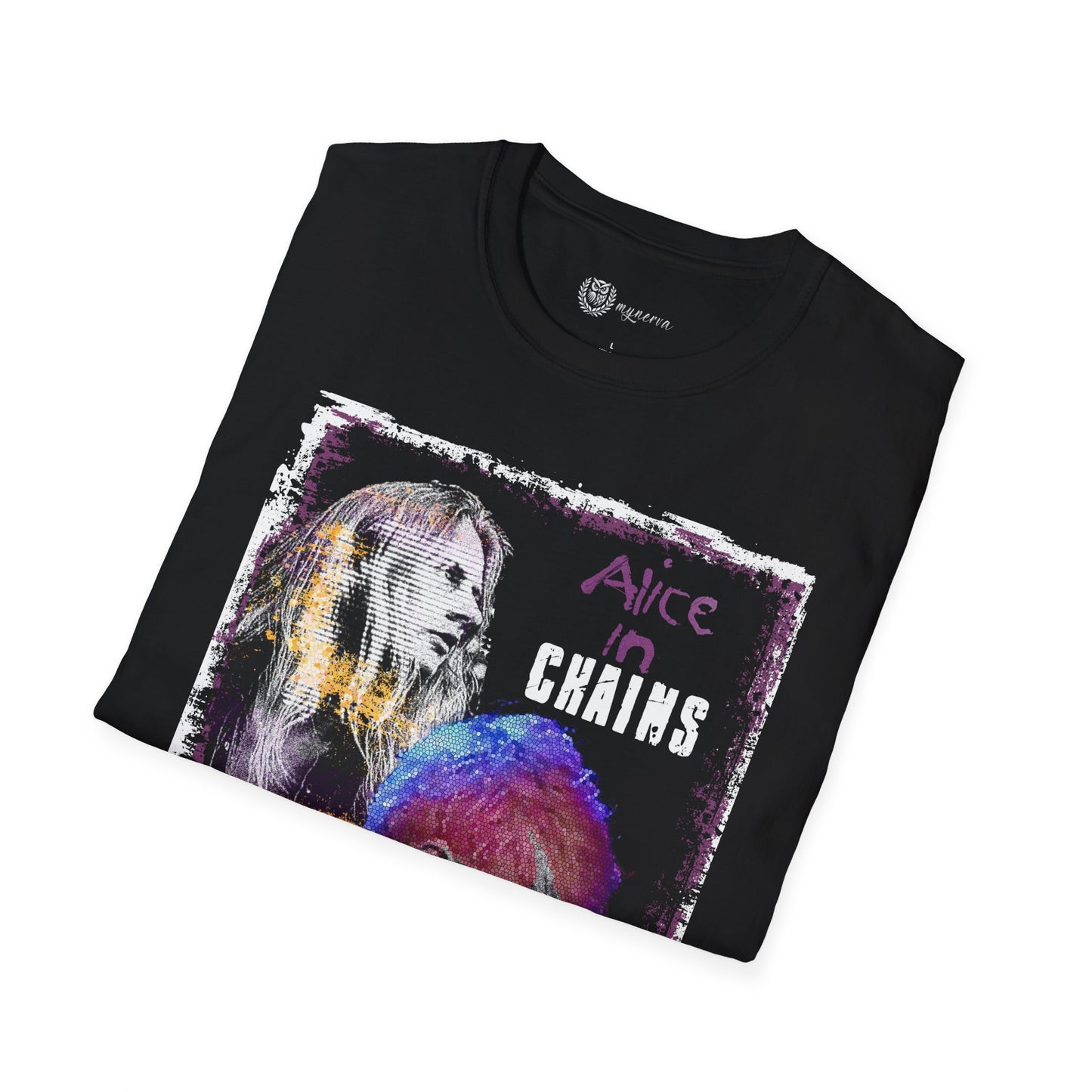 Alice in Chains Unisex Softstyle T-Shirt - Vintage Rock Band Tee