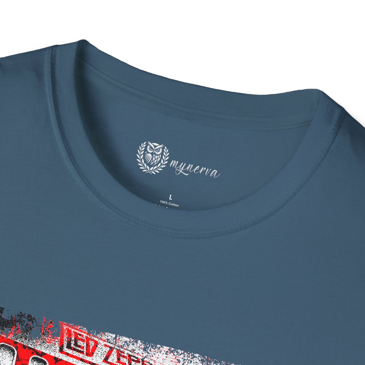Led Zeppelin Unisex Softstyle T-Shirt - Iconic runway shot