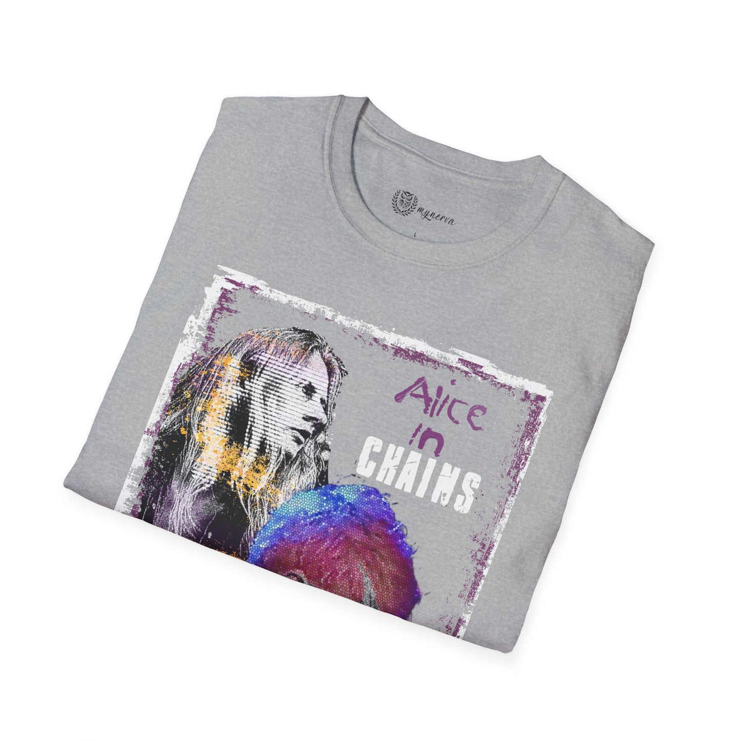 Alice in Chains Unisex Softstyle T-Shirt - Vintage Rock Band Tee