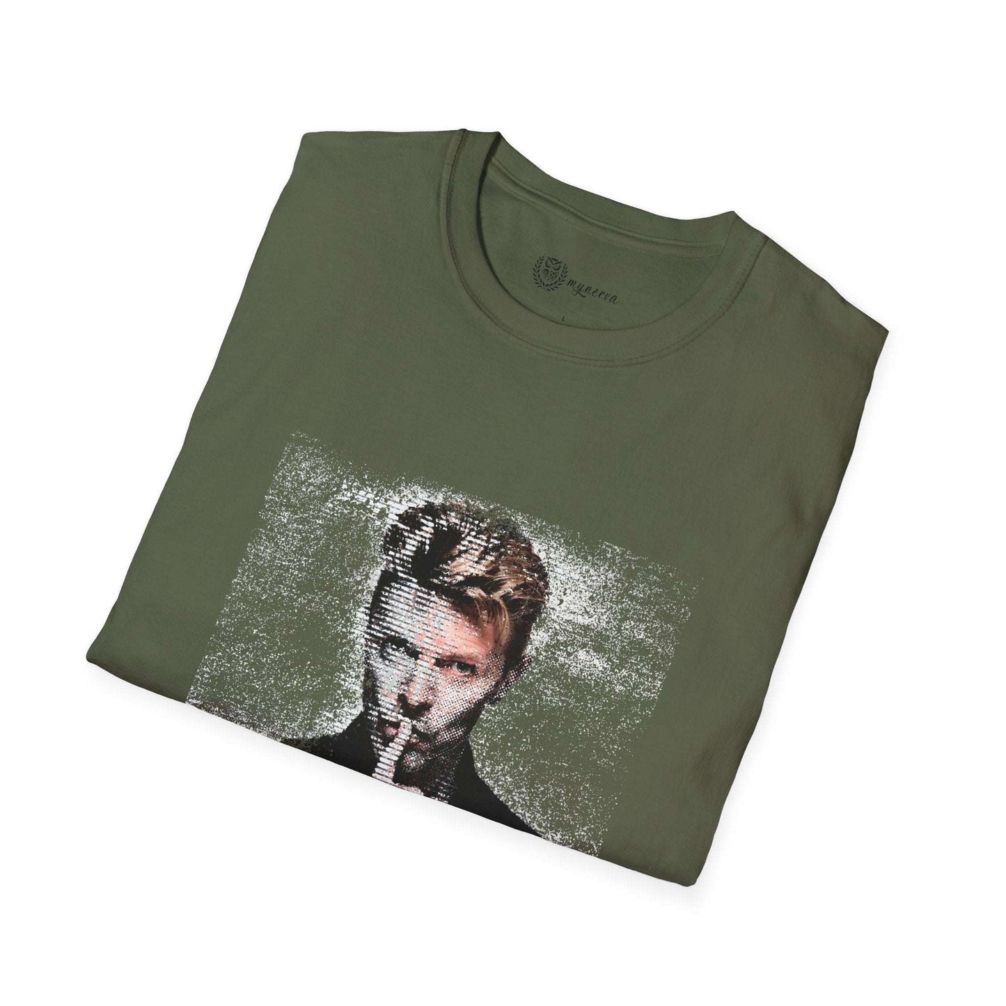 David Bowie Unisex Softstyle T-Shirt - Shhh