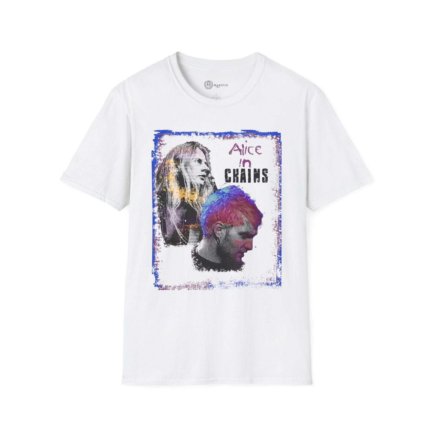 Alice in Chains Unisex Softstyle T-Shirt - Vintage Rock Band Tee