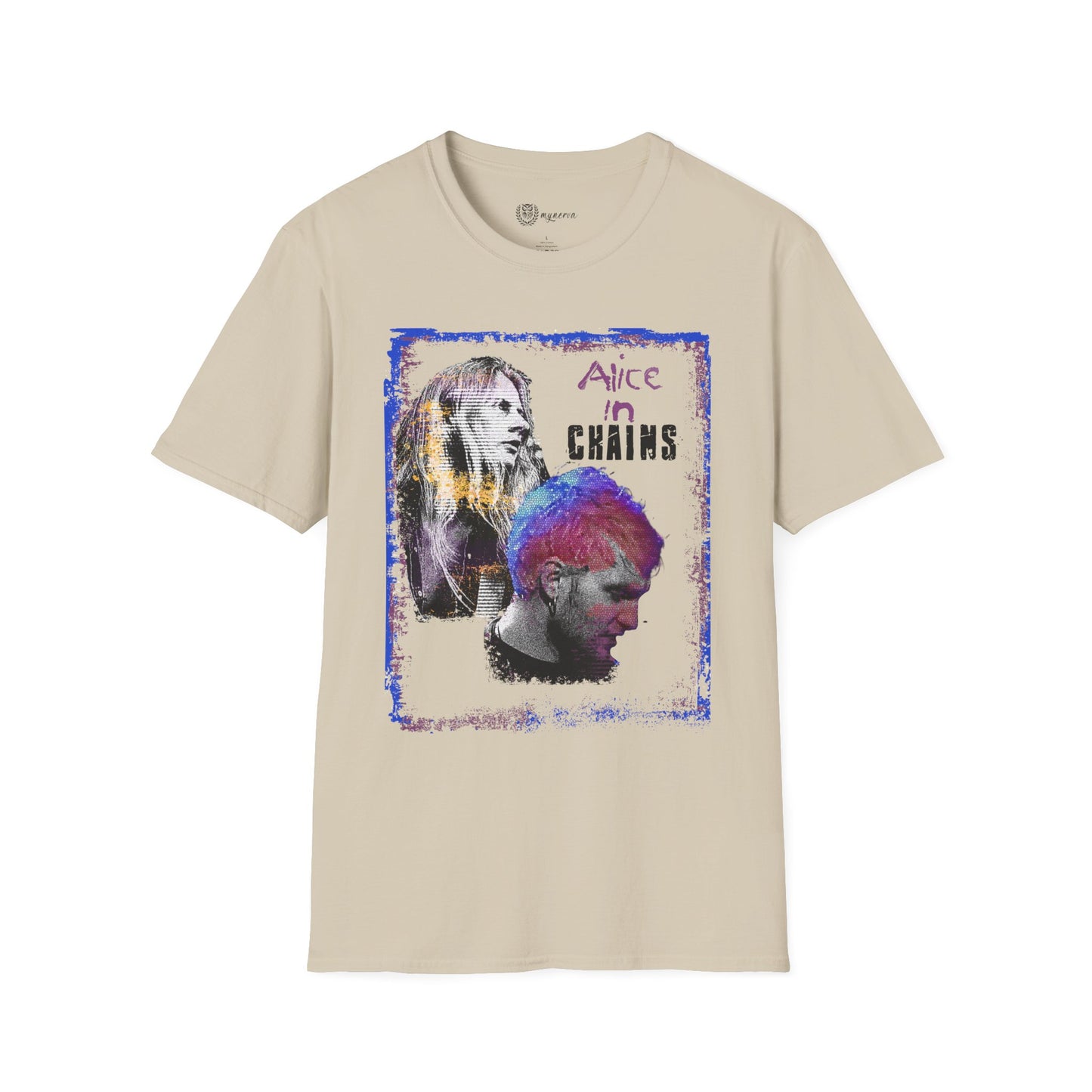 Alice in Chains Unisex Softstyle T-Shirt - Vintage Rock Band Tee
