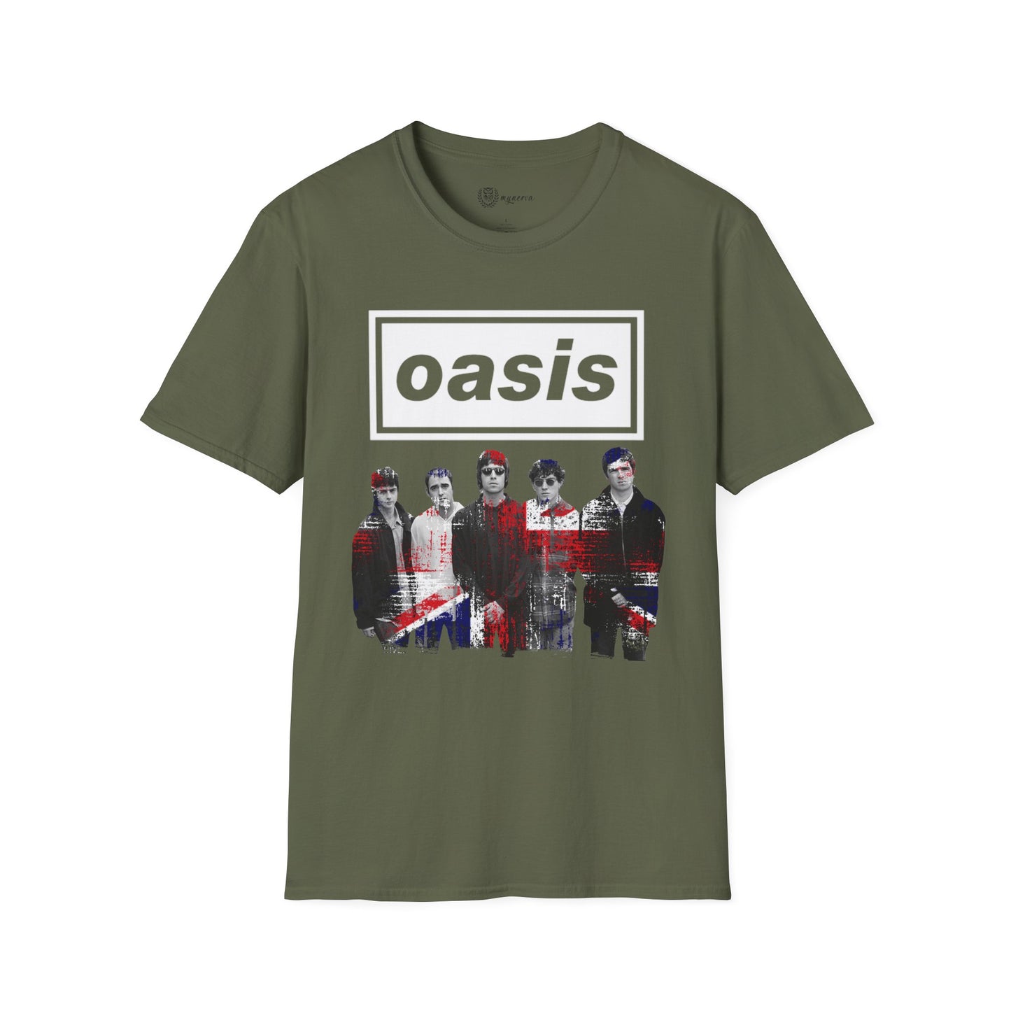 Oasis Unisex rock T-Shirt - UK Flag