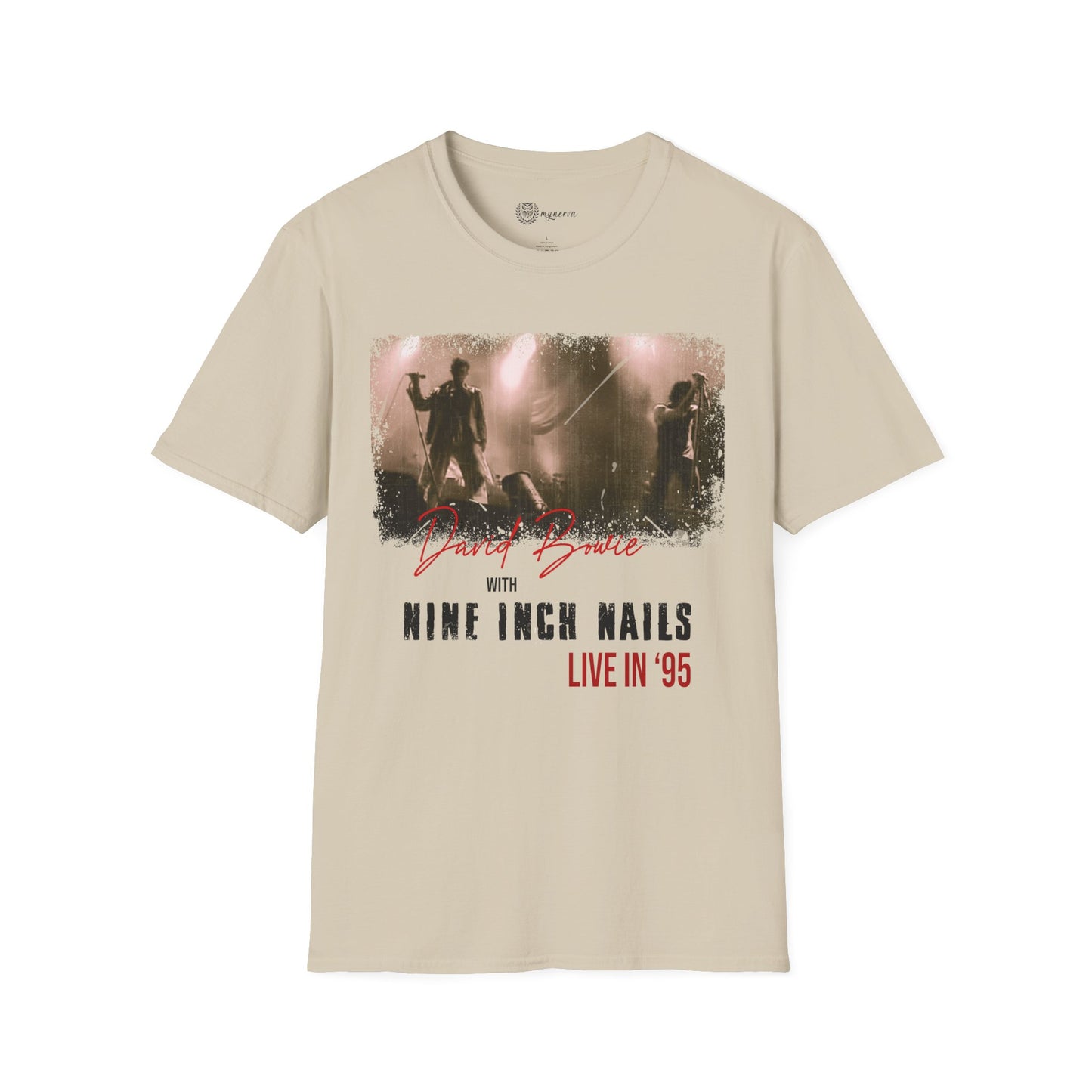 David Bowie and Nine Inch Nails Unisex retro T-Shirt - The Outside Tour '95