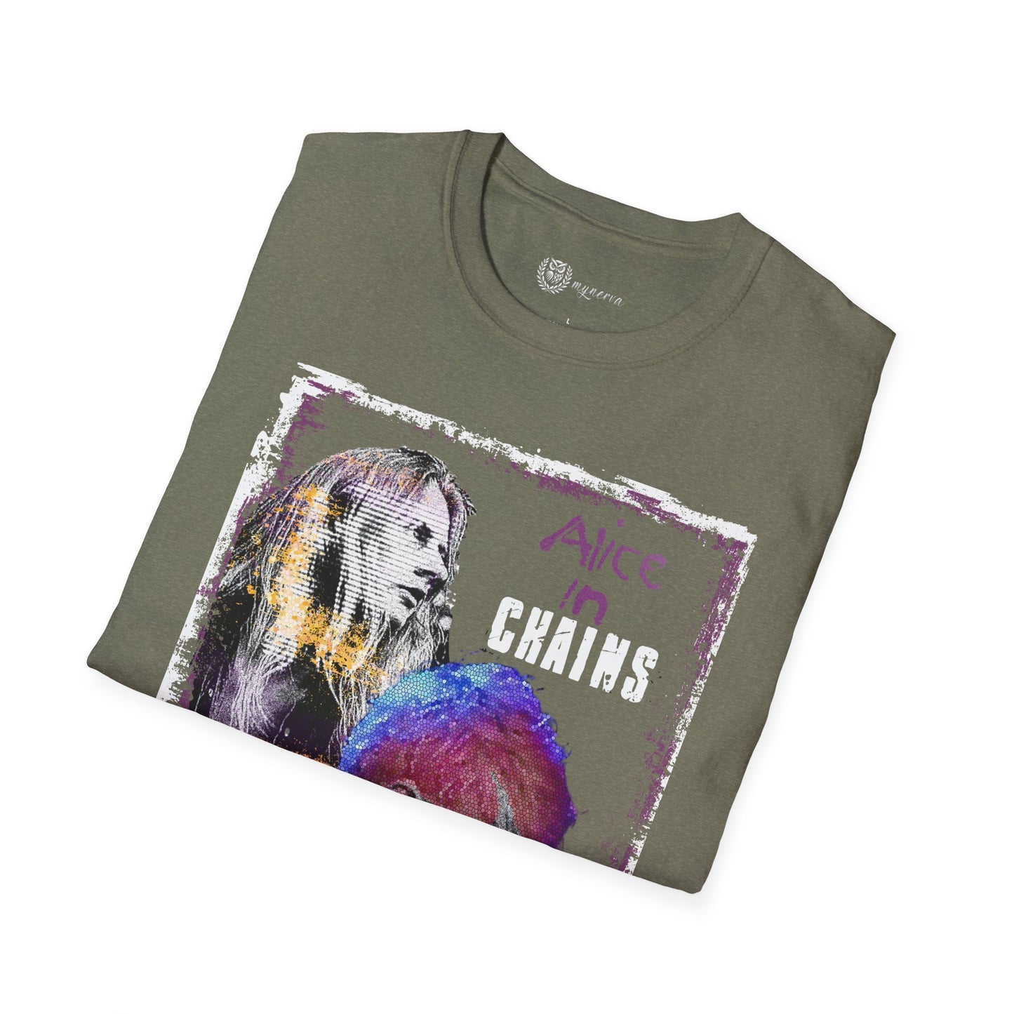 Alice in Chains Unisex Softstyle T-Shirt - Vintage Rock Band Tee