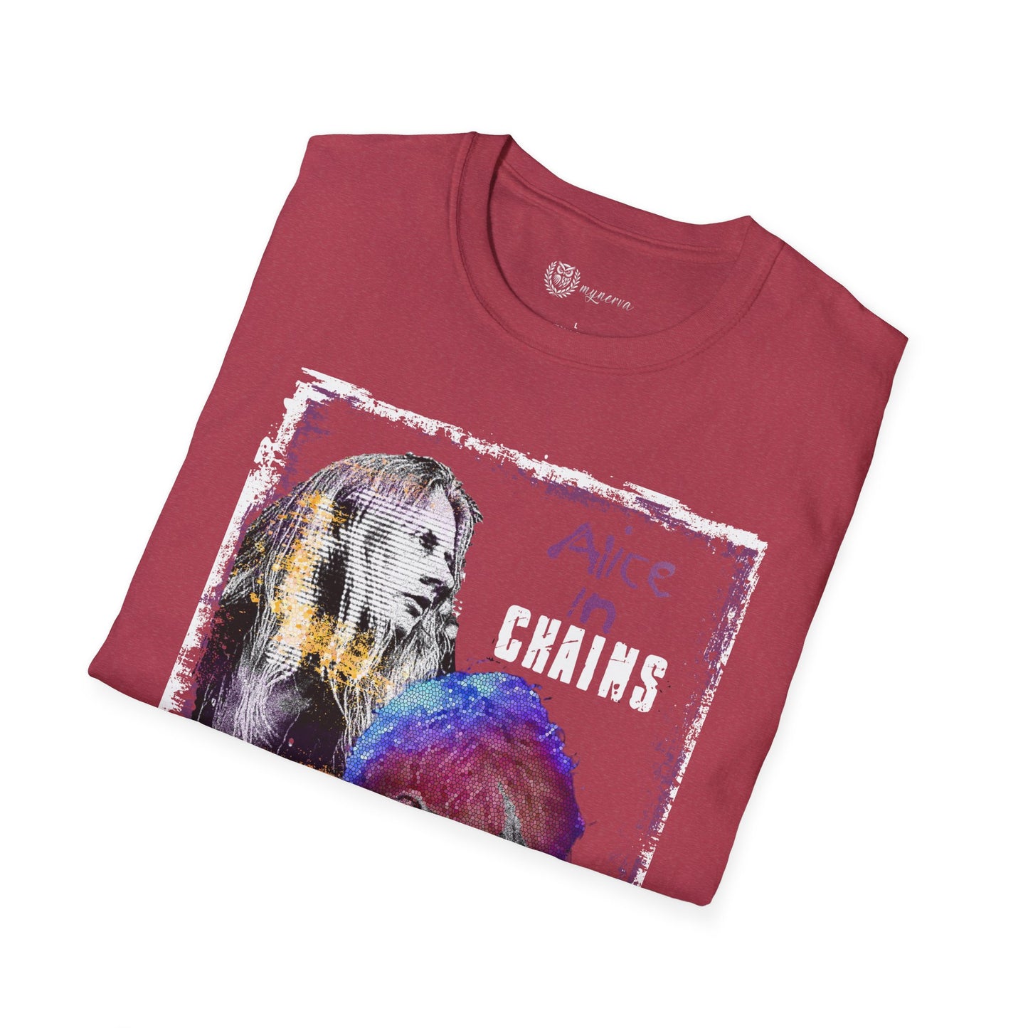 Alice in Chains Unisex Softstyle T-Shirt - Vintage Rock Band Tee