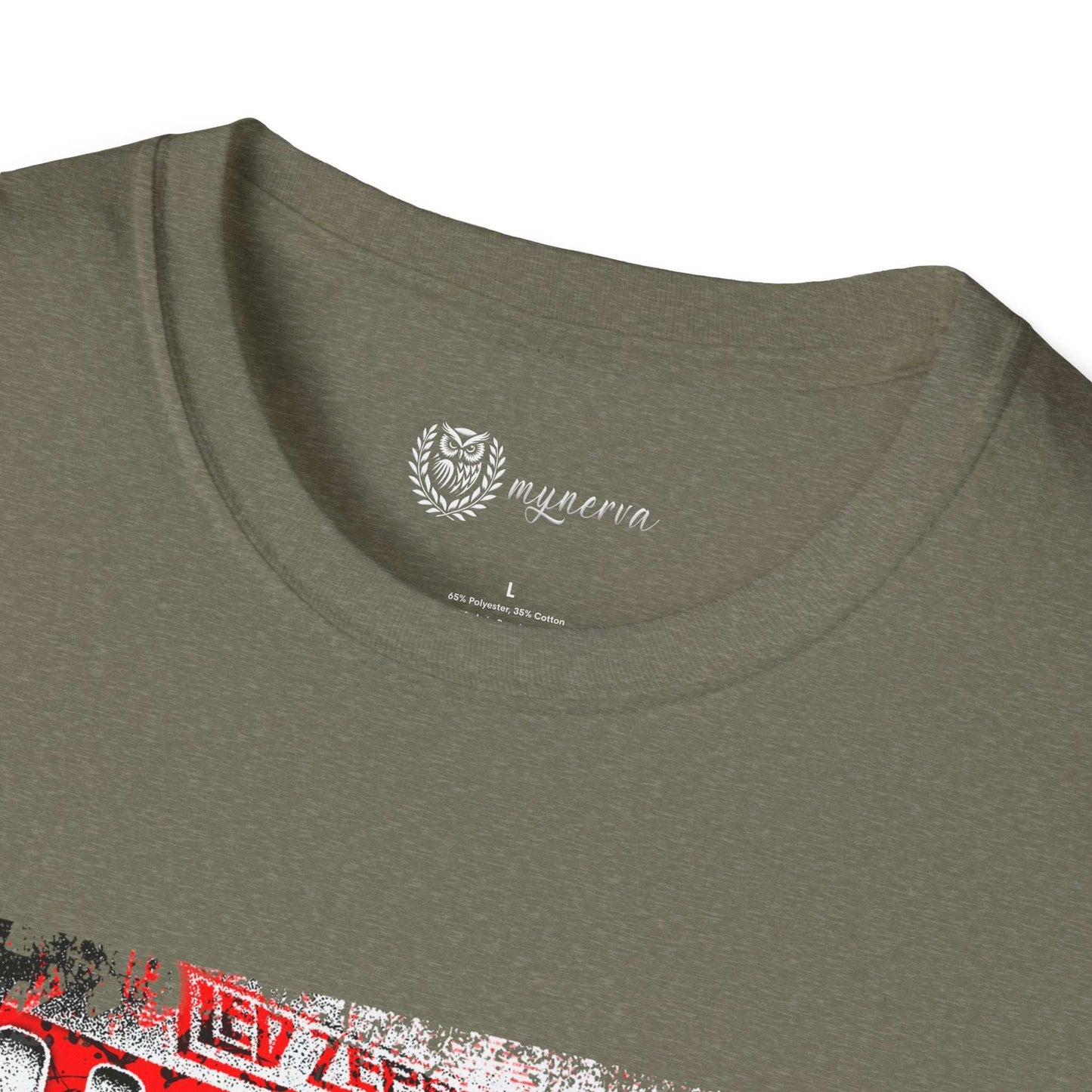 Led Zeppelin Unisex Softstyle T-Shirt - Iconic runway shot