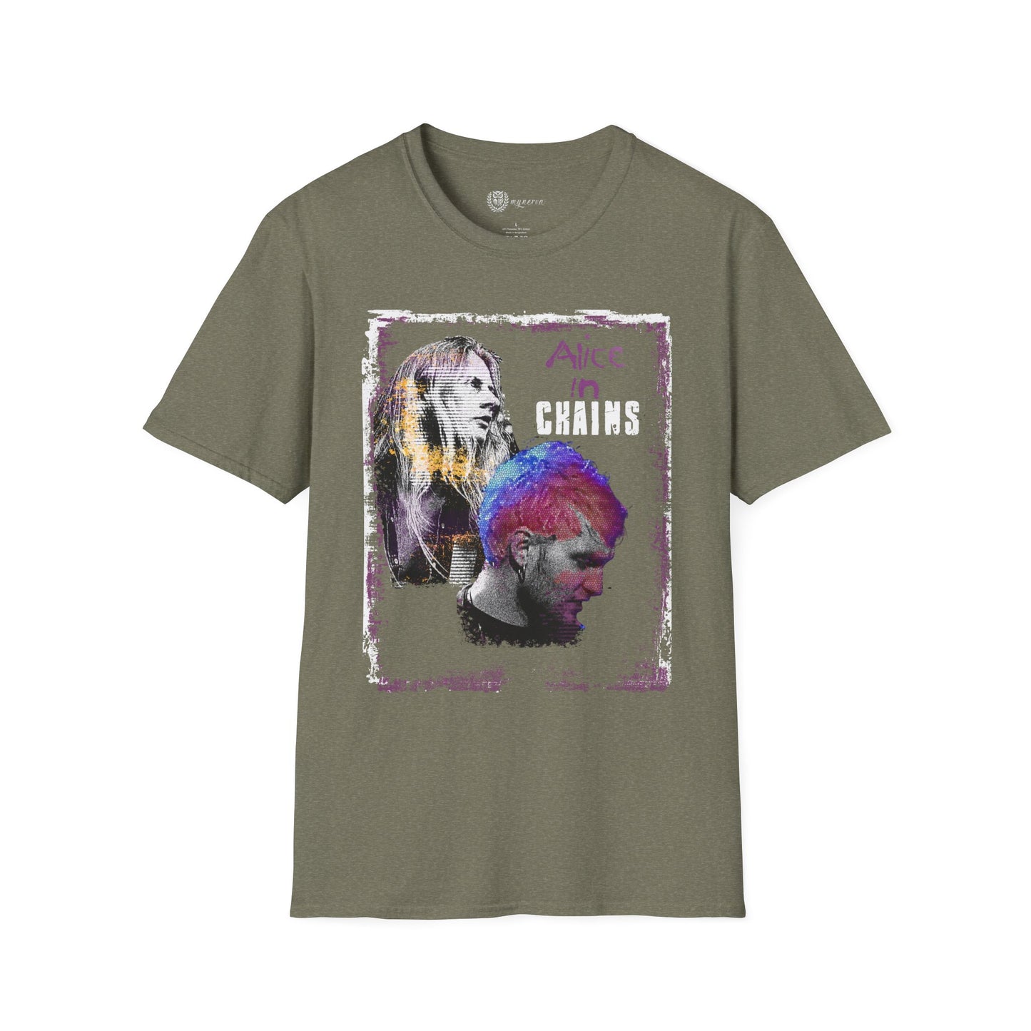 Alice in Chains Unisex Softstyle T-Shirt - Vintage Rock Band Tee
