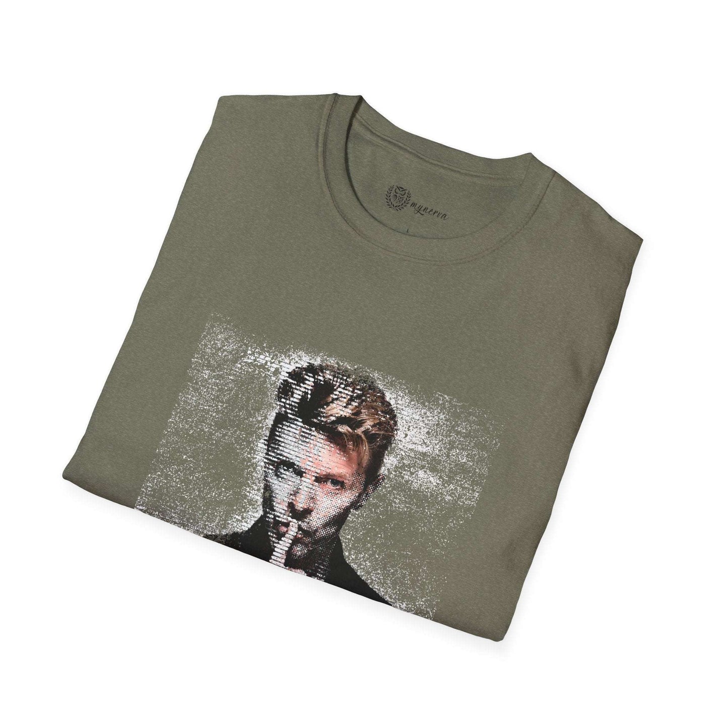 David Bowie Unisex Softstyle T-Shirt - Shhh