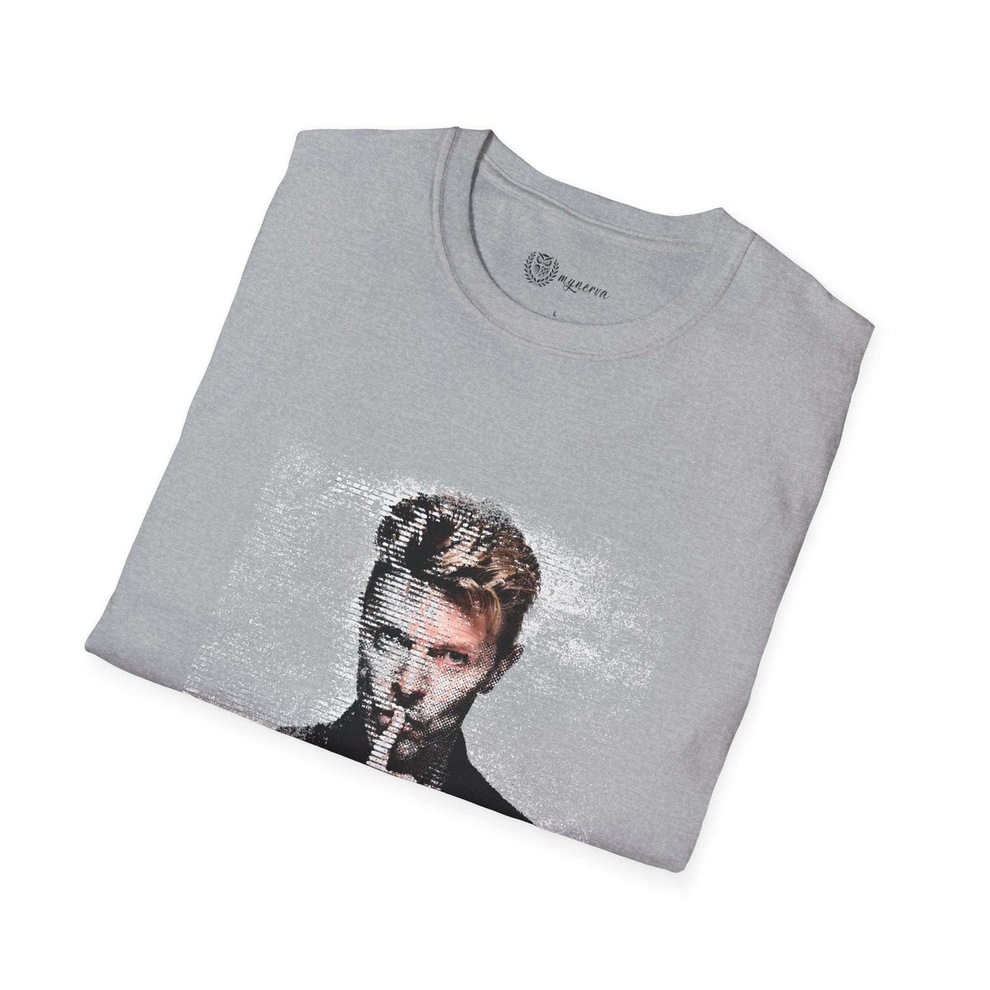 David Bowie Unisex Softstyle T-Shirt - Shhh