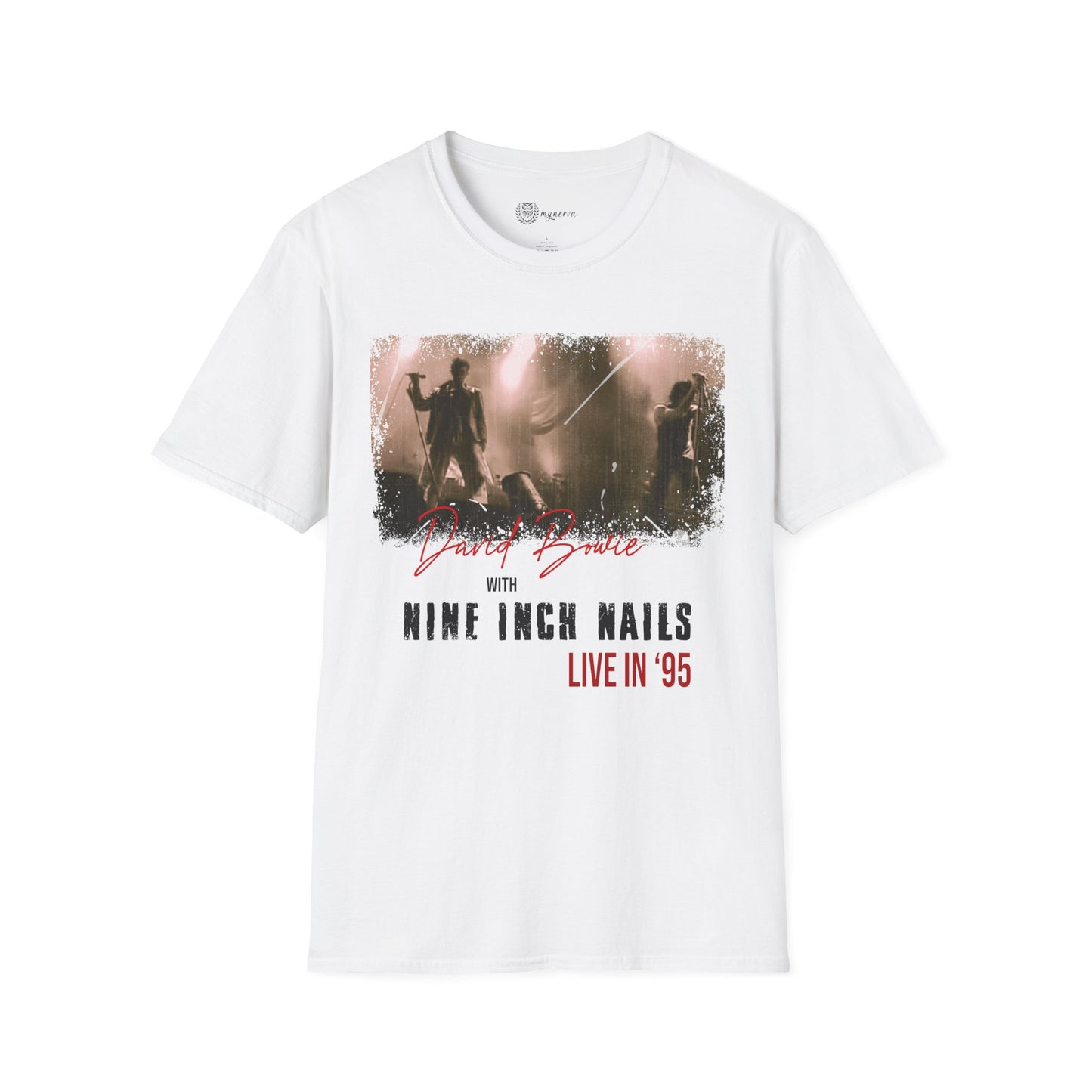 David Bowie and Nine Inch Nails Unisex retro T-Shirt - The Outside Tour '95