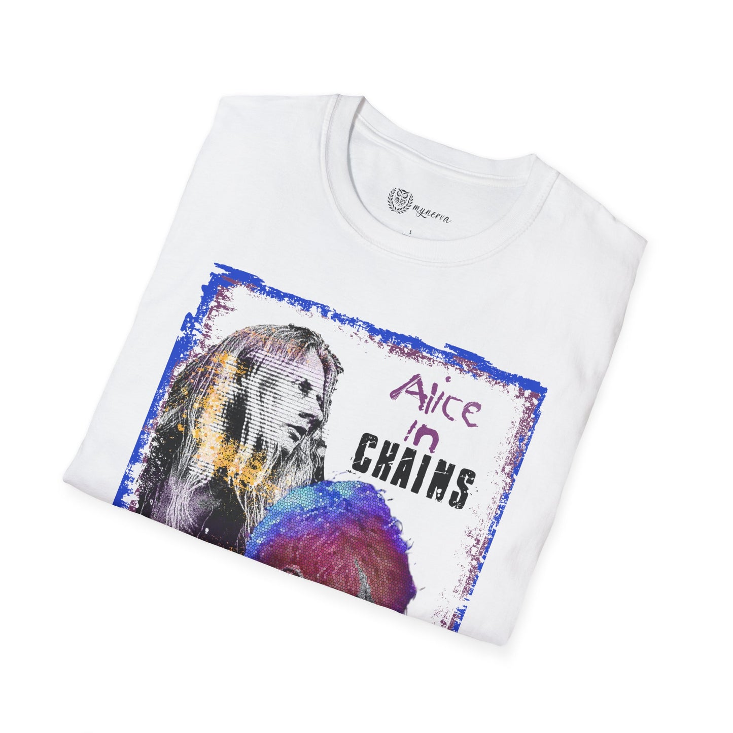 Alice in Chains Unisex Softstyle T-Shirt - Vintage Rock Band Tee