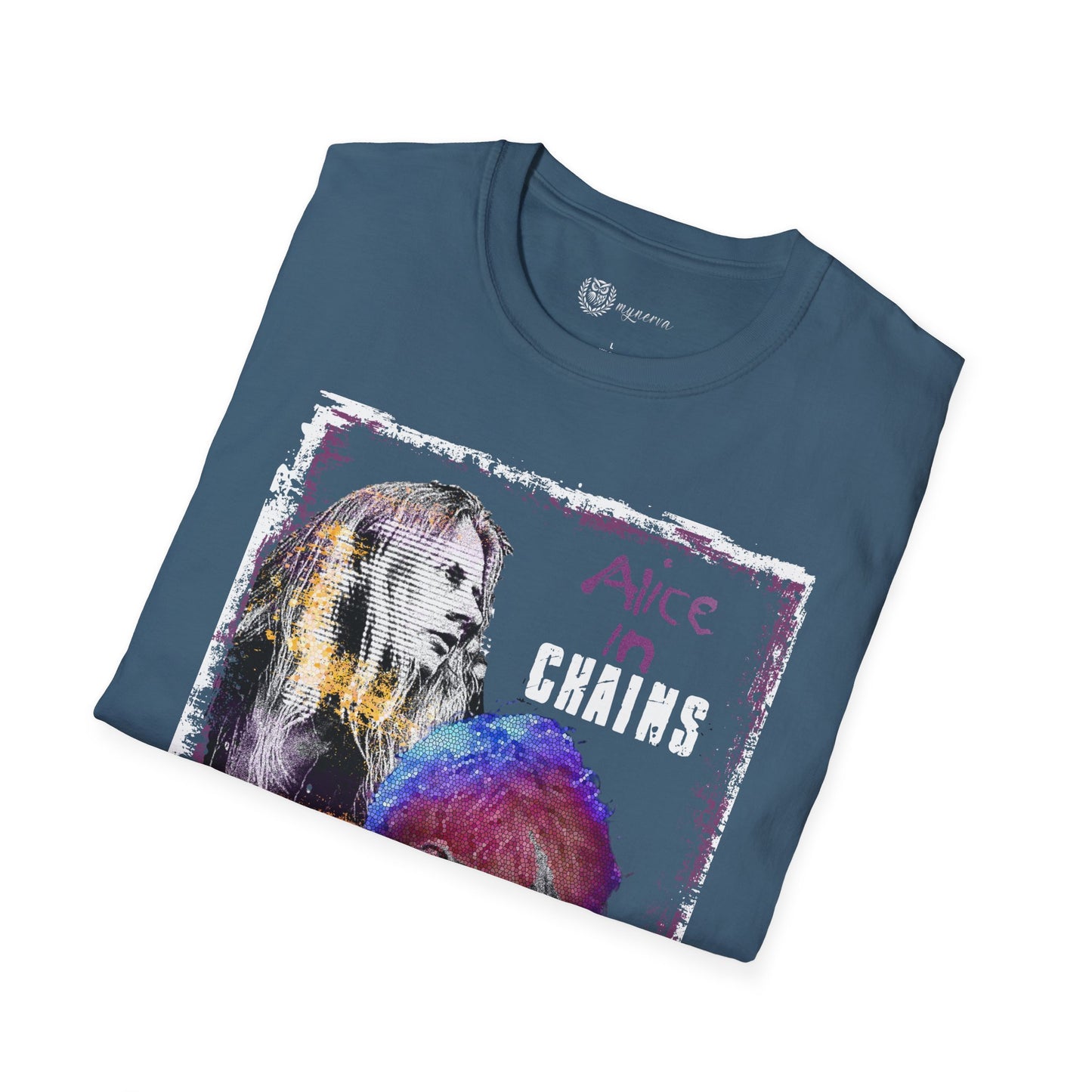 Alice in Chains Unisex Softstyle T-Shirt - Vintage Rock Band Tee