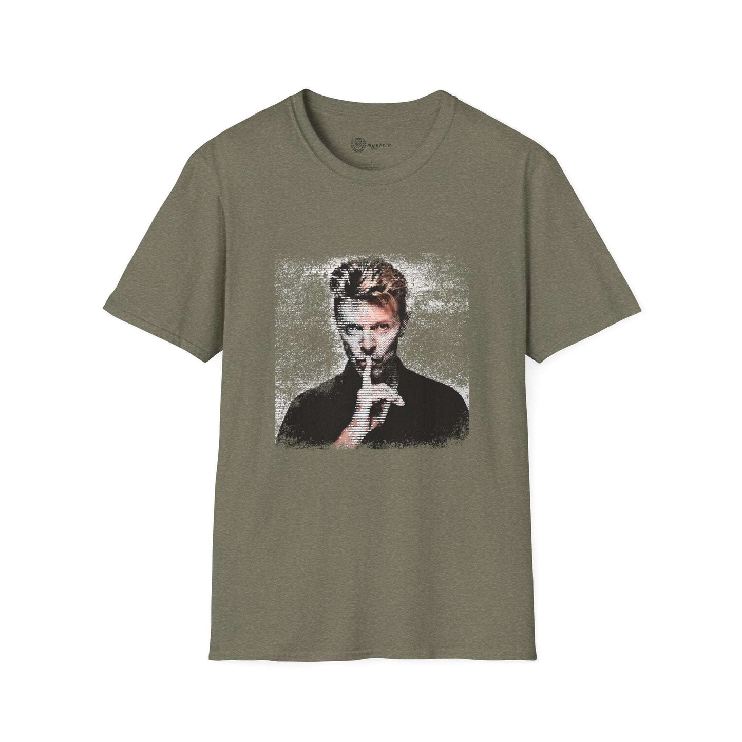 David Bowie Unisex Softstyle T-Shirt - Shhh