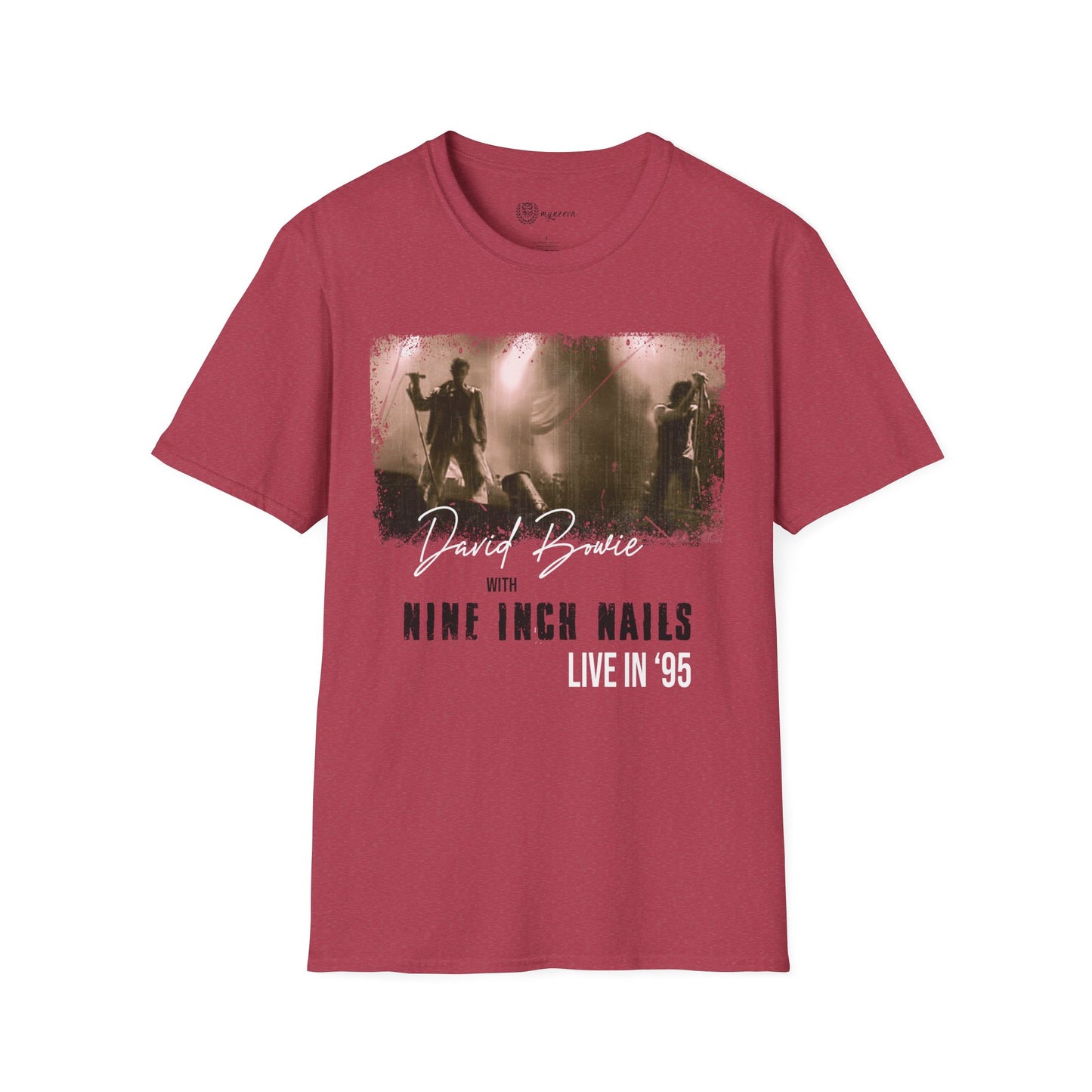 David Bowie and Nine Inch Nails Unisex retro T-Shirt - The Outside Tour '95