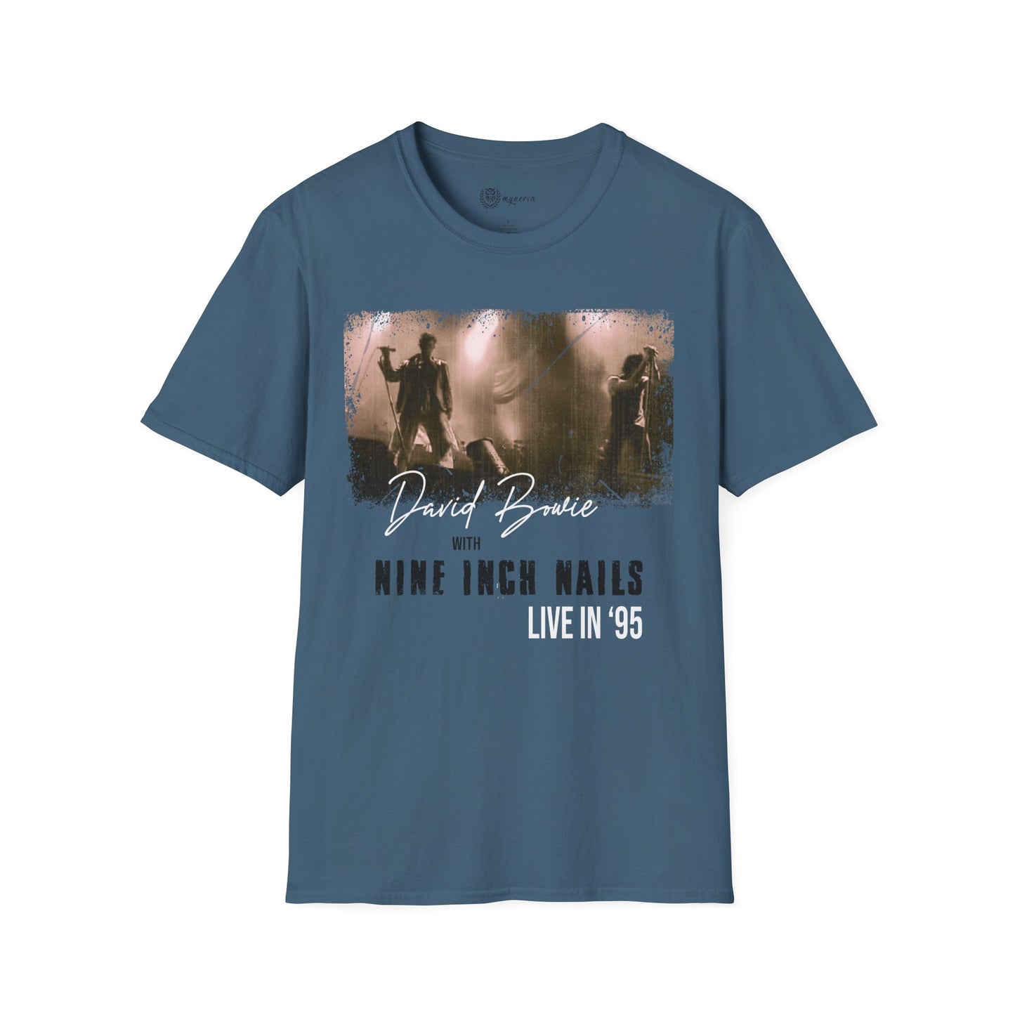 David Bowie and Nine Inch Nails Unisex retro T-Shirt - The Outside Tour '95
