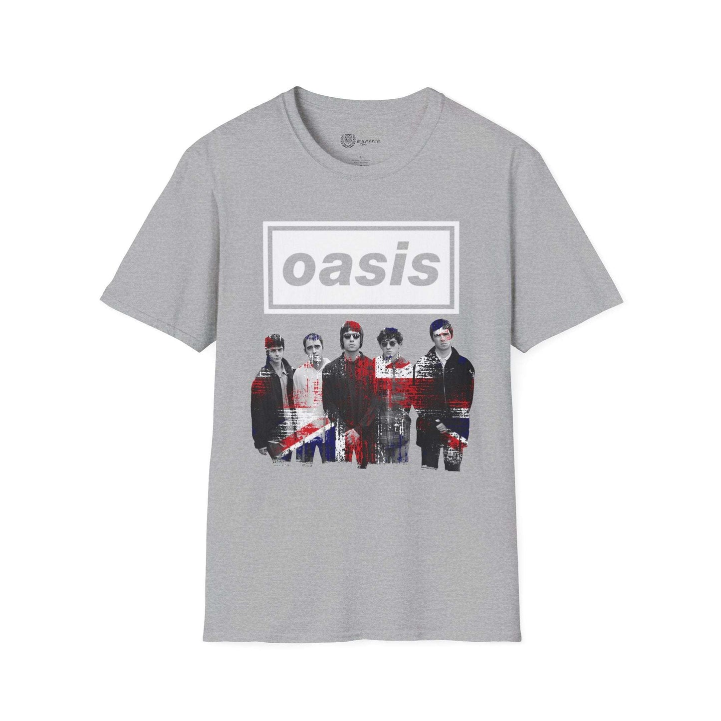 Oasis Unisex rock T-Shirt - UK Flag