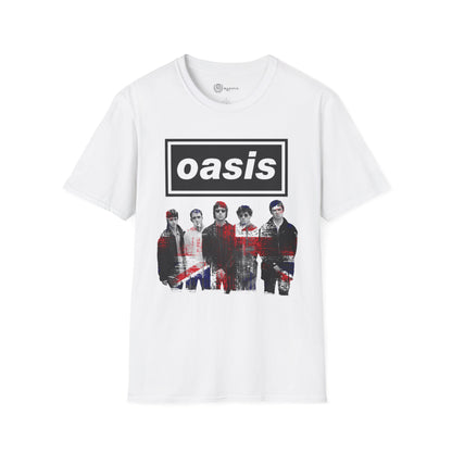 Oasis Unisex rock T-Shirt - UK Flag