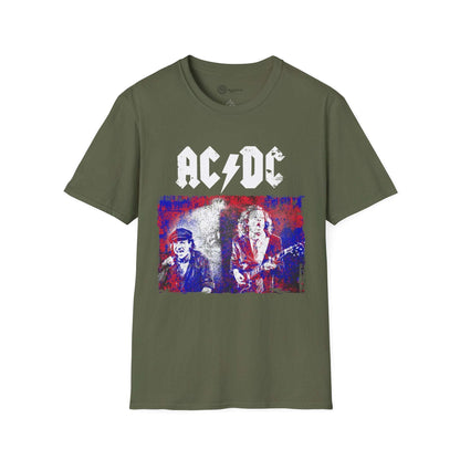 ACDC Unisex T-Shirt - Vintage Rock Tee - Brian and Angus