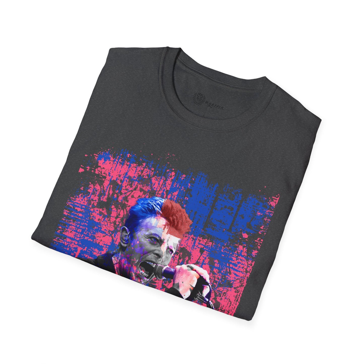 David Bowie T-Shirt - Neon grunge design