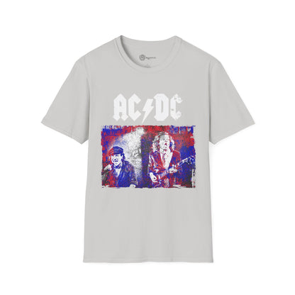 AC/DC Unisex T-Shirt - Vintage Rock Tee - Brian and Angus
