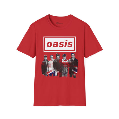 Oasis rock T-Shirt - UK Flag
