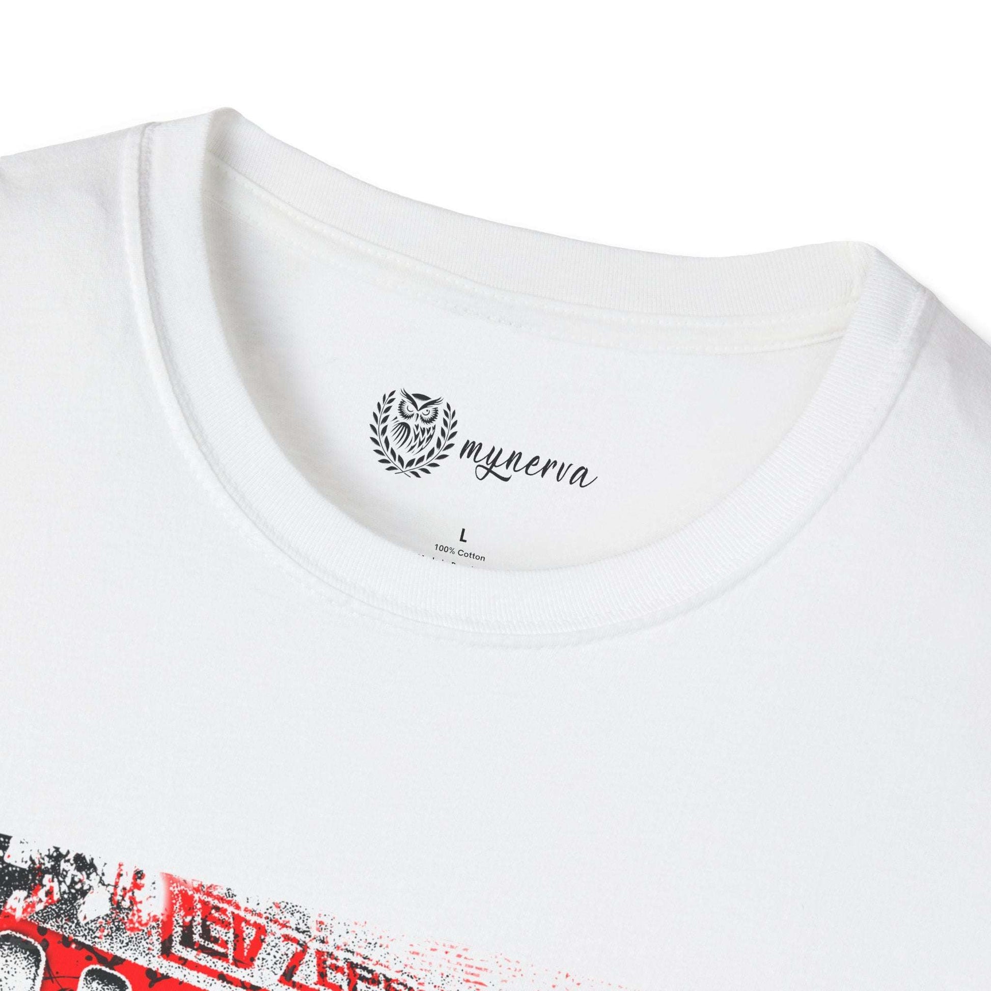 Led Zeppelin Unisex Softstyle T-Shirt - Iconic runway shot