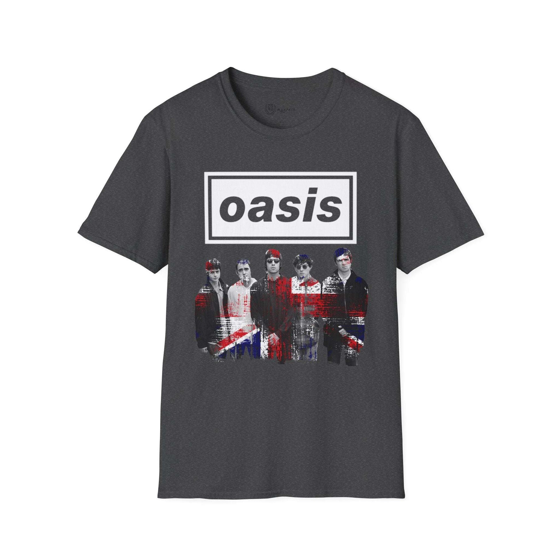 Oasis Unisex rock T-Shirt - UK Flag