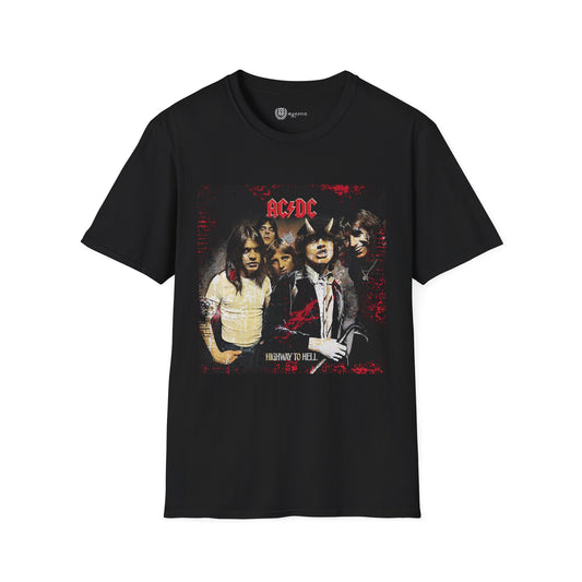 AC/DC Highway to Hell Grunge Texture Collector's Edition Rock T-Shirt