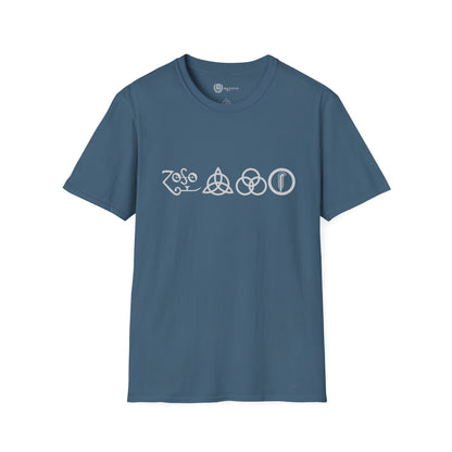 Led Zeppelin Unisex Softstyle T-Shirt - Vintage Rock Band Tee