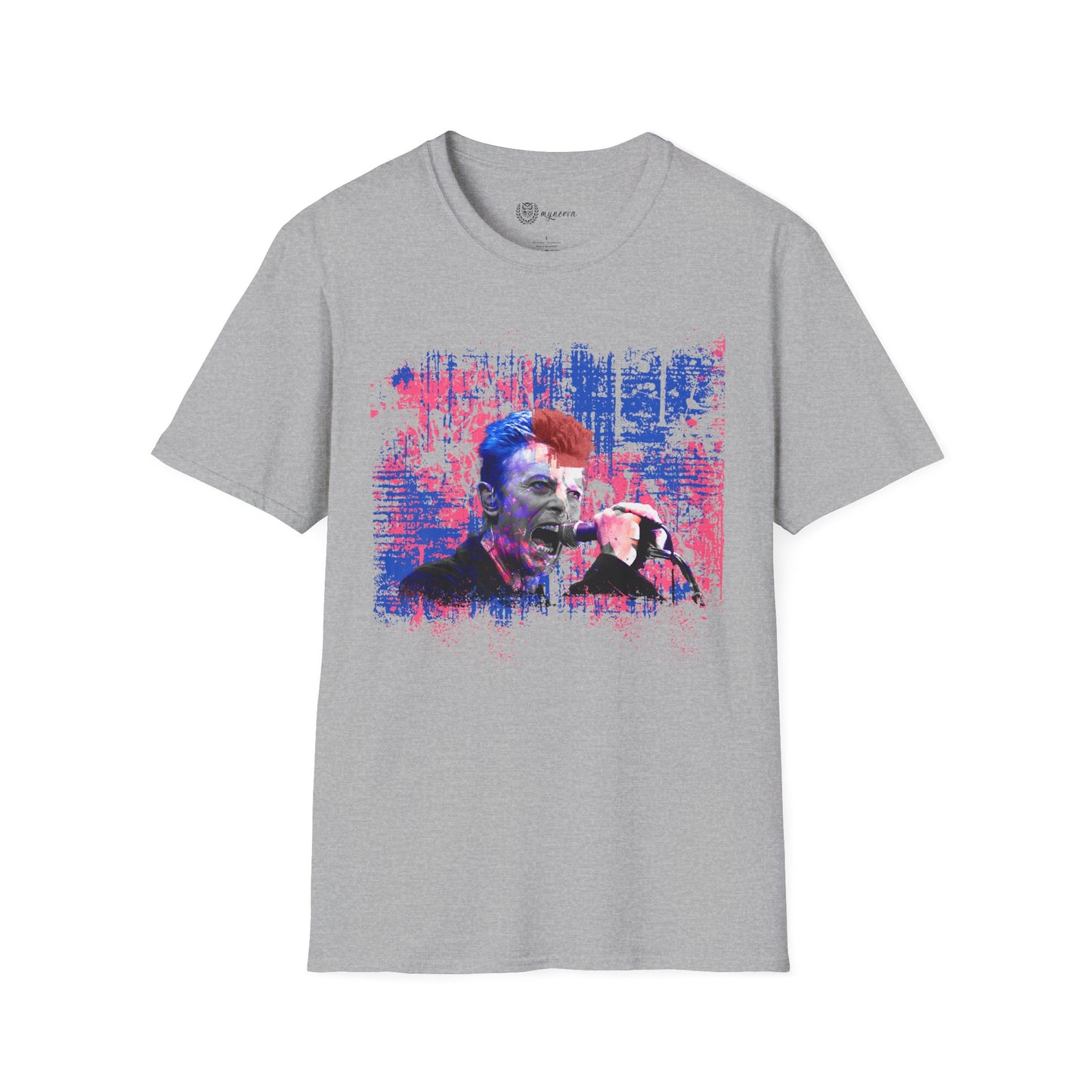 David Bowie T-Shirt - Neon grunge design
