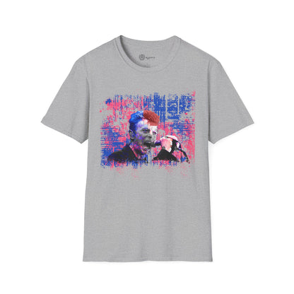 David Bowie T-Shirt - Neon grunge design