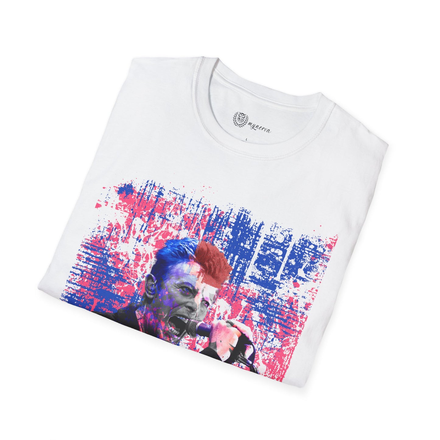 David Bowie T-Shirt - Neon grunge design