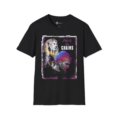 Alice in Chains Unisex Softstyle T-Shirt - Vintage Rock Band Tee