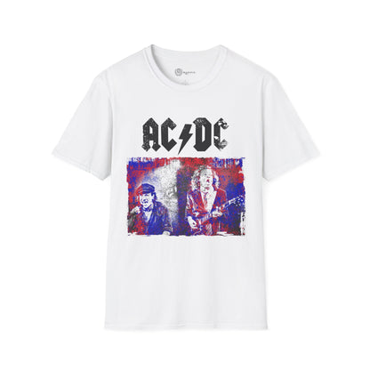 AC/DC Unisex T-Shirt - Vintage Rock Tee - Brian and Angus
