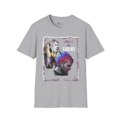 Alice in Chains Unisex Softstyle T-Shirt - Vintage Rock Band Tee