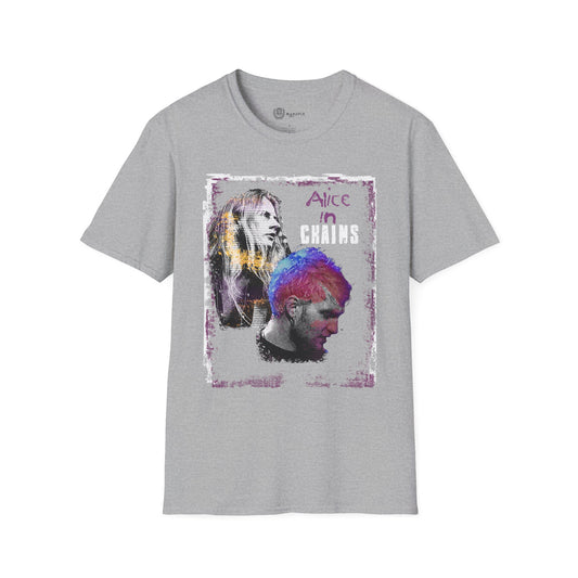 Alice in Chains Unisex Softstyle T-Shirt - Vintage Rock Band Tee