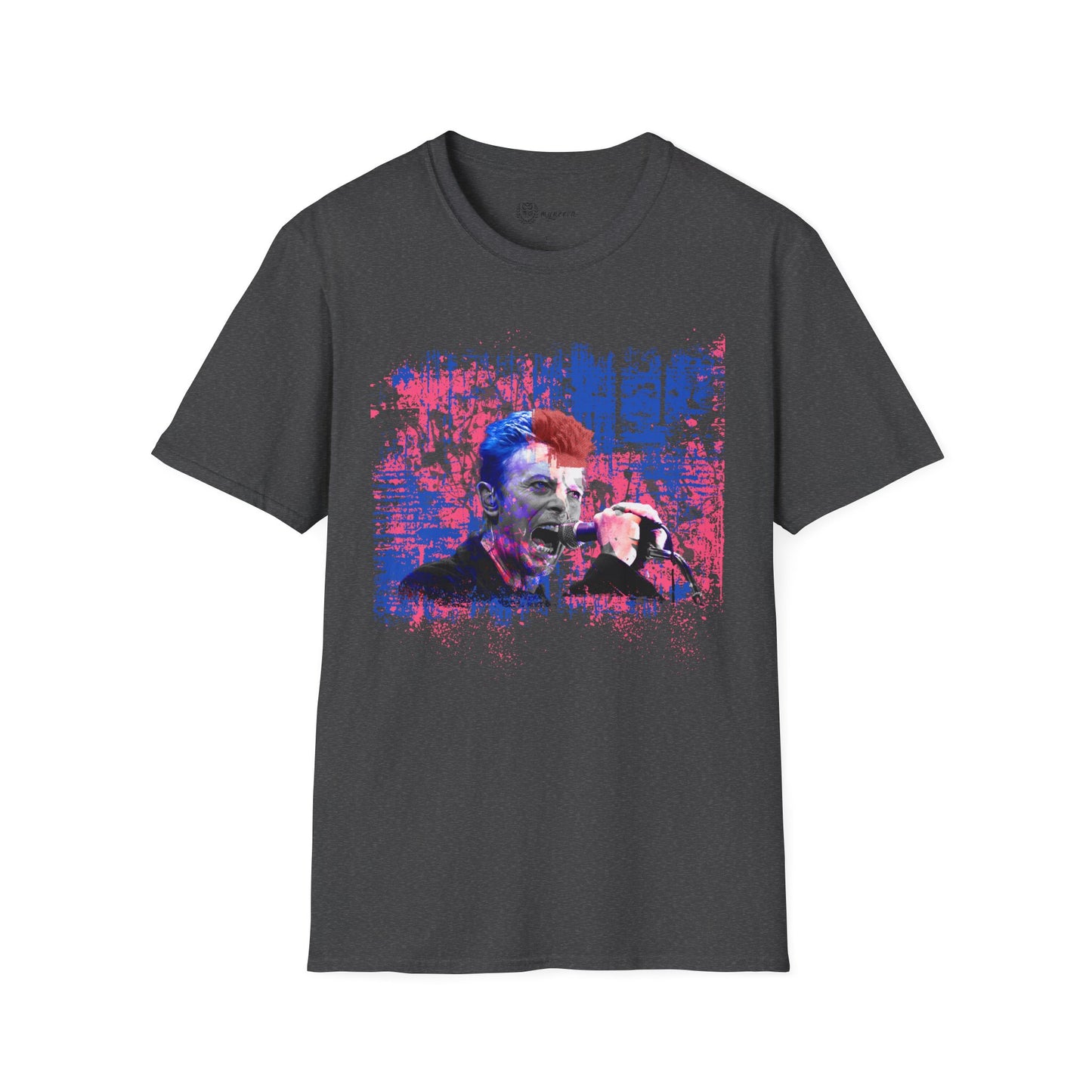 David Bowie T-Shirt - Neon grunge design